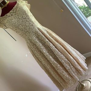 Extra Vintage Battenberg Lace Dress